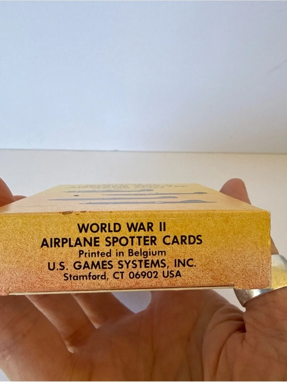 World War II Airplane Spotter Playing Cards - New in box VTG